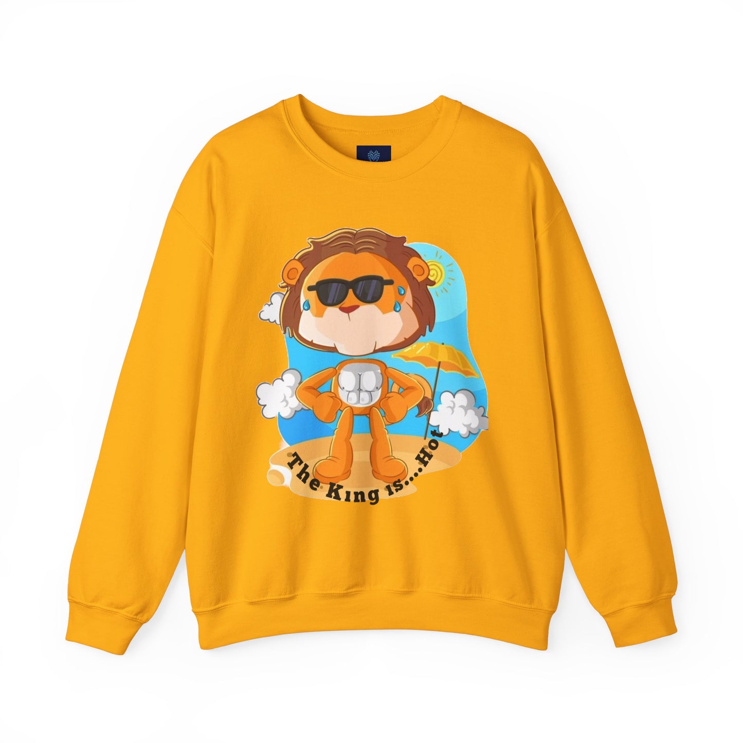 Lion theme Heavy Blend™ Crewneck Sweatshirt