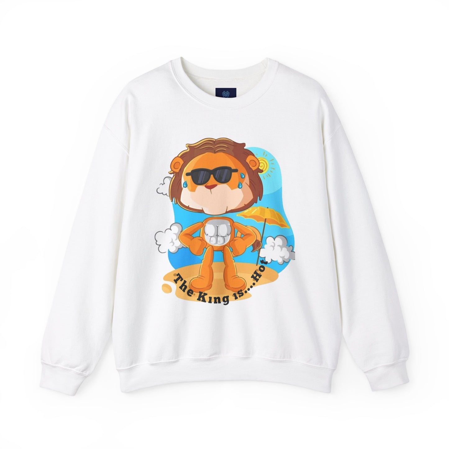 Lion theme Heavy Blend™ Crewneck Sweatshirt