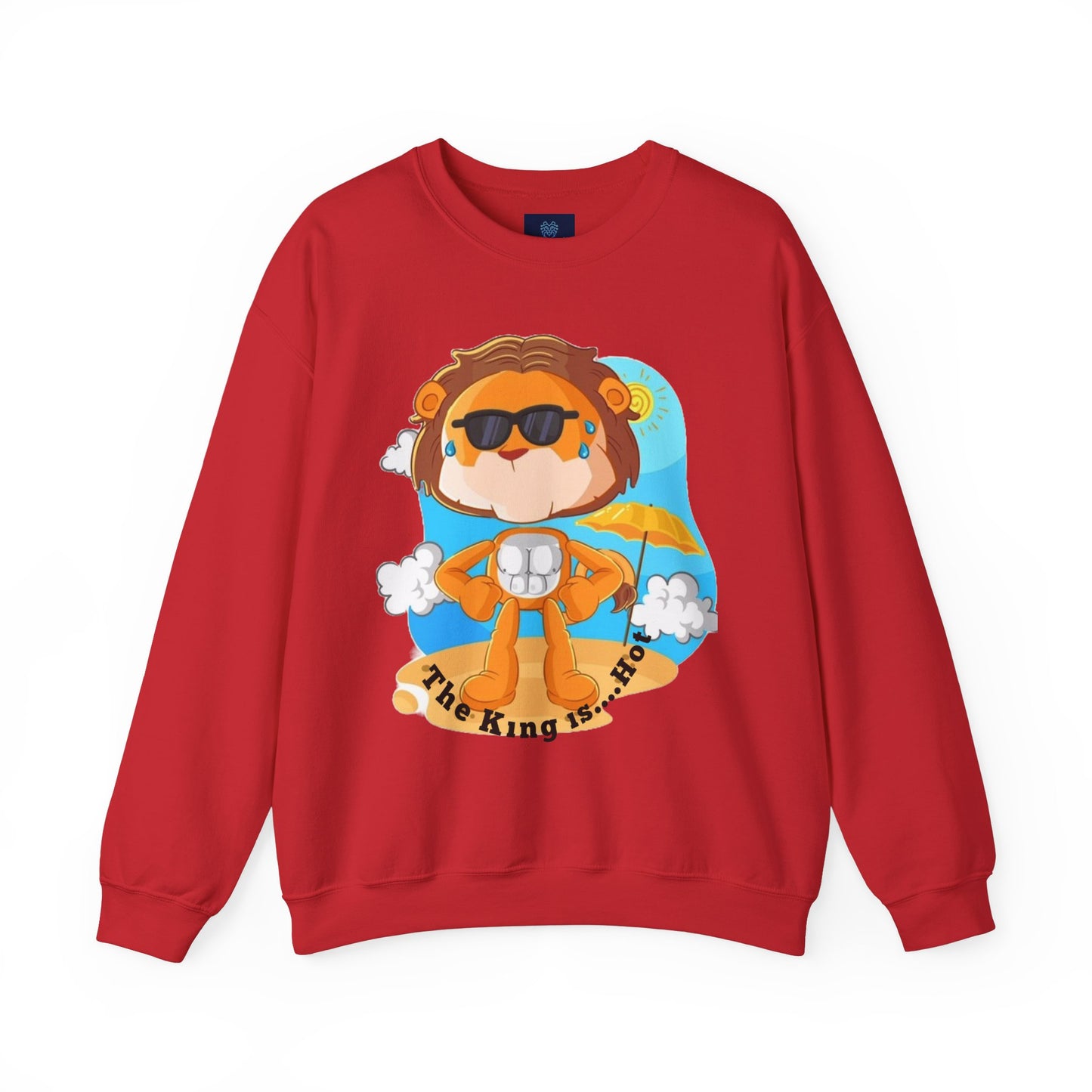Lion theme Heavy Blend™ Crewneck Sweatshirt