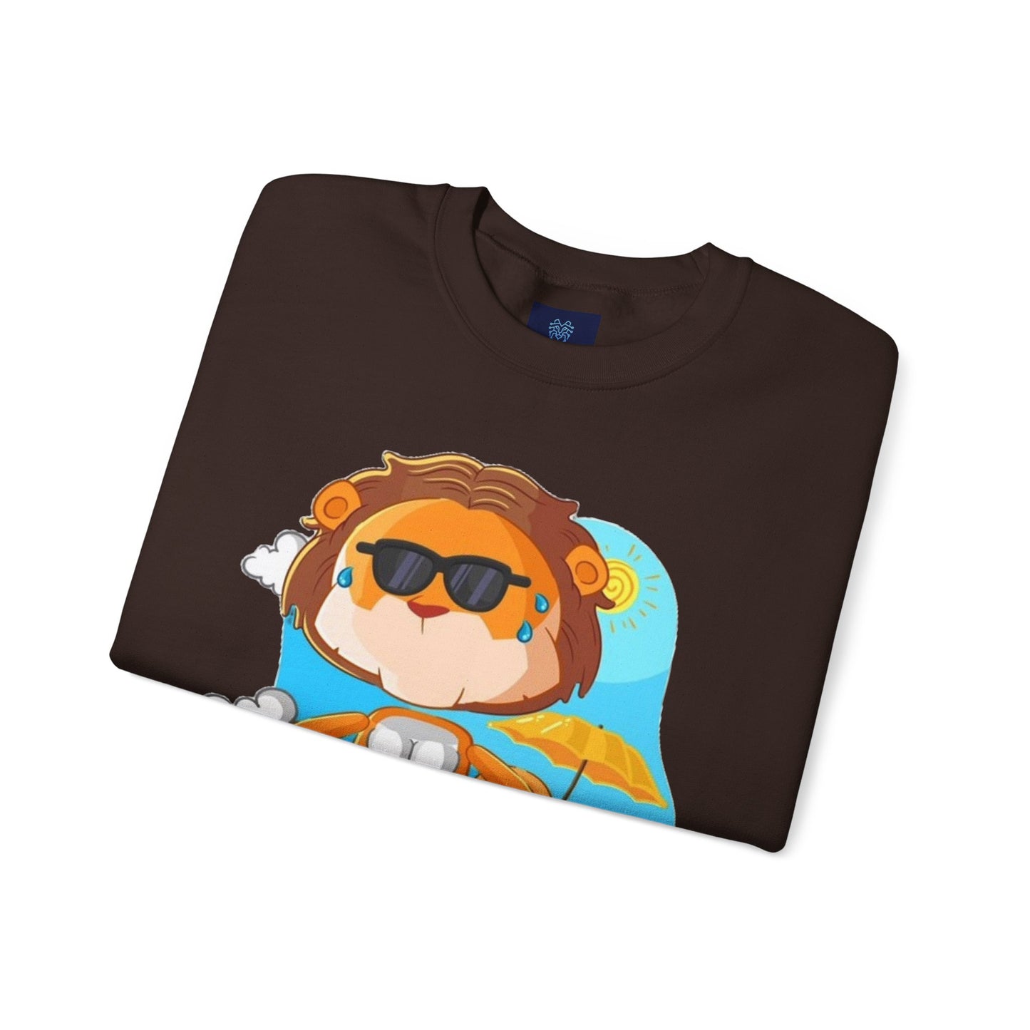 Lion theme Heavy Blend™ Crewneck Sweatshirt