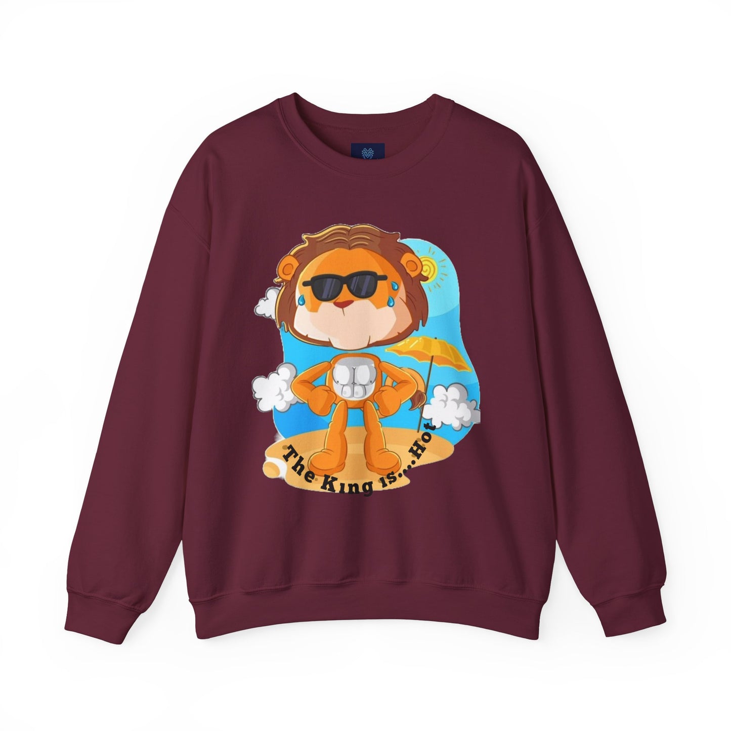 Lion theme Heavy Blend™ Crewneck Sweatshirt