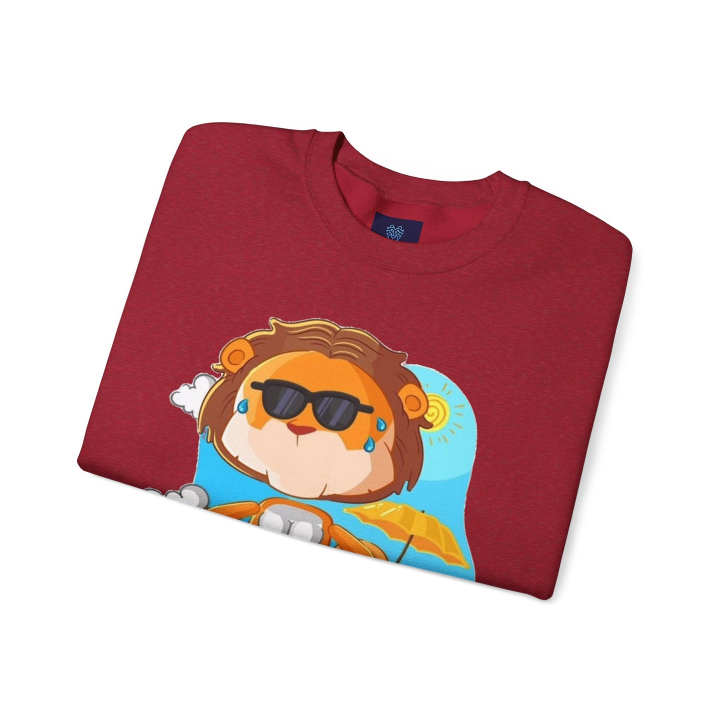Lion theme Heavy Blend™ Crewneck Sweatshirt