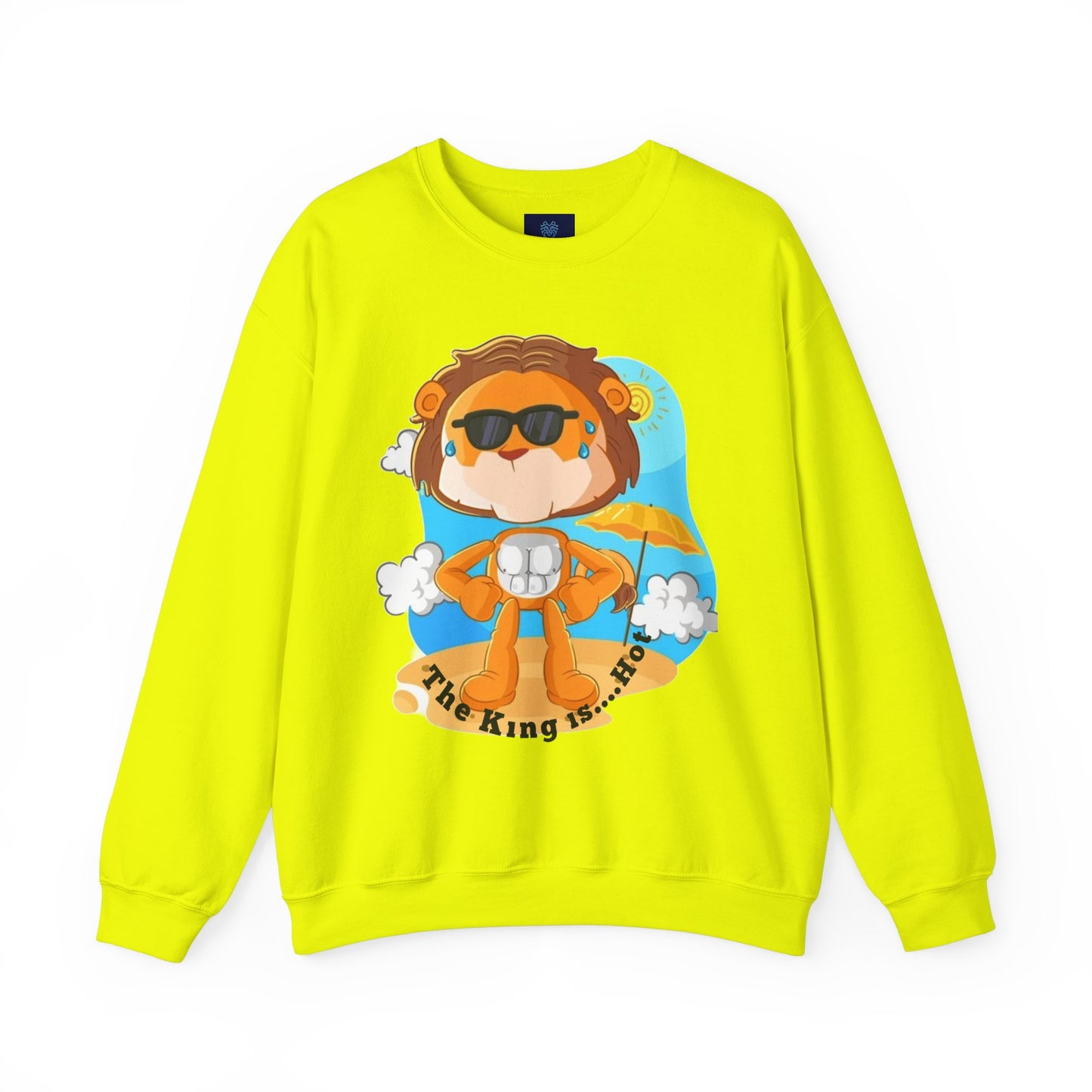 Lion theme Heavy Blend™ Crewneck Sweatshirt