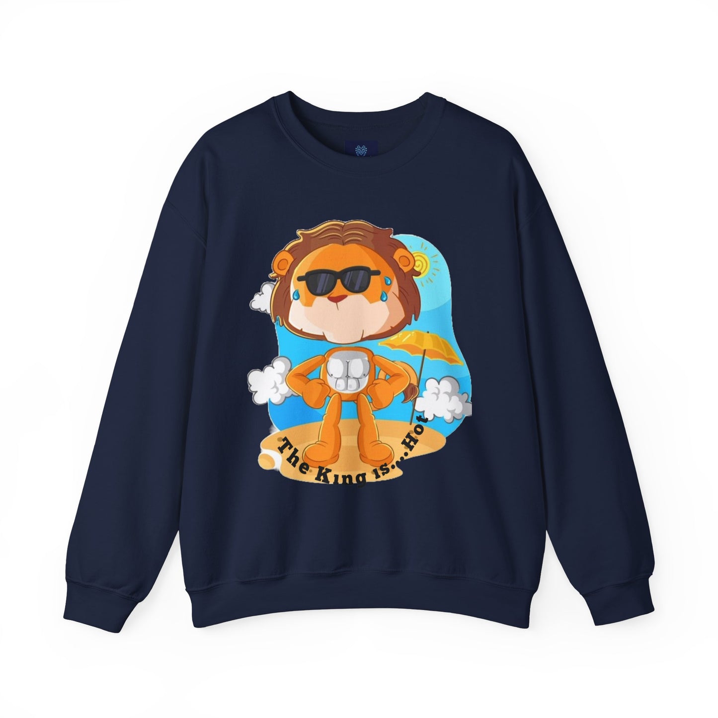 Lion theme Heavy Blend™ Crewneck Sweatshirt
