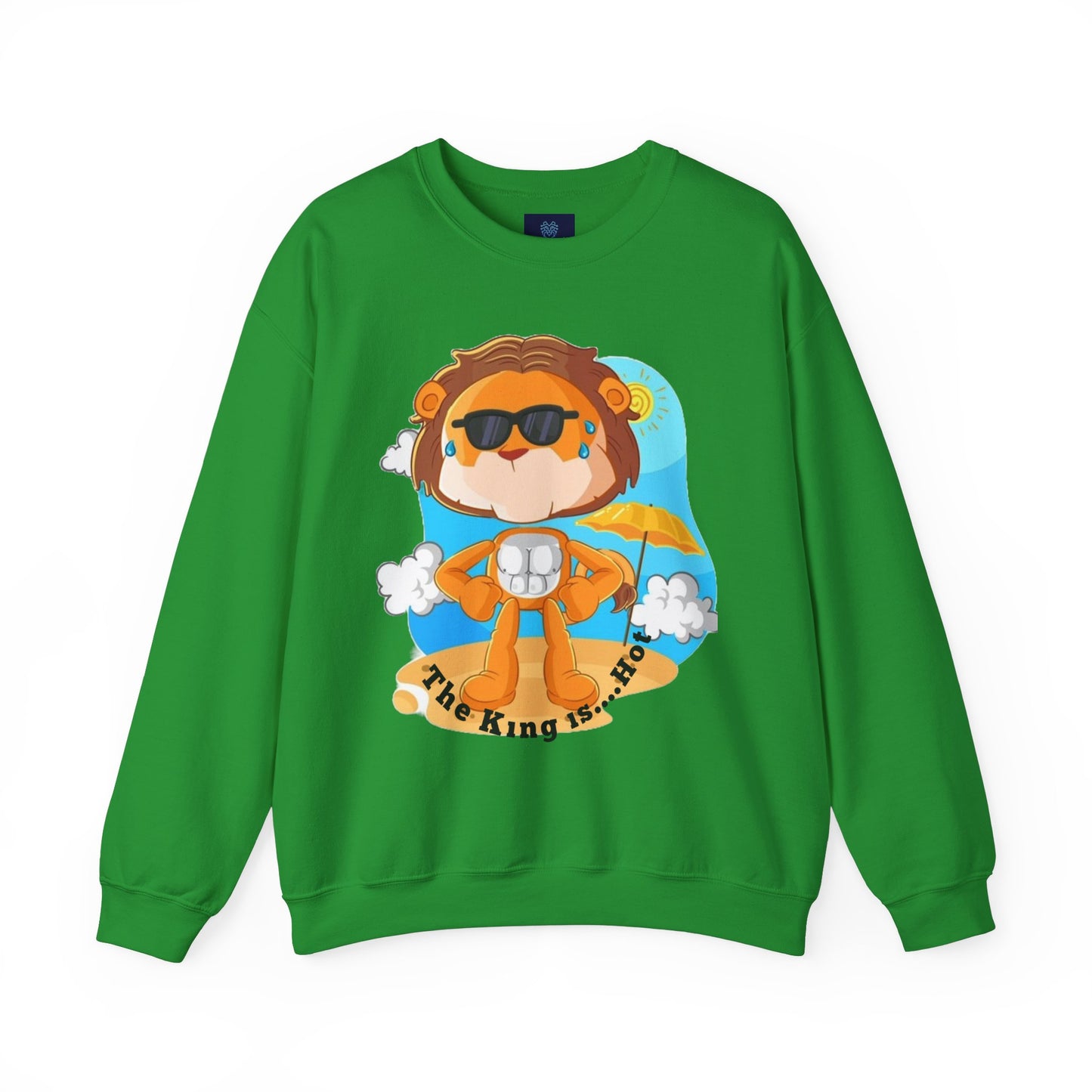 Lion theme Heavy Blend™ Crewneck Sweatshirt