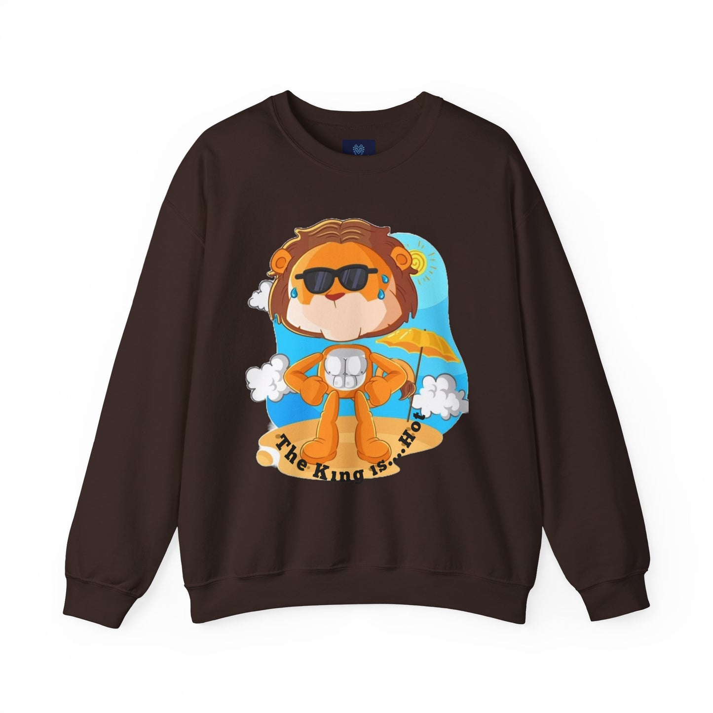 Lion theme Heavy Blend™ Crewneck Sweatshirt