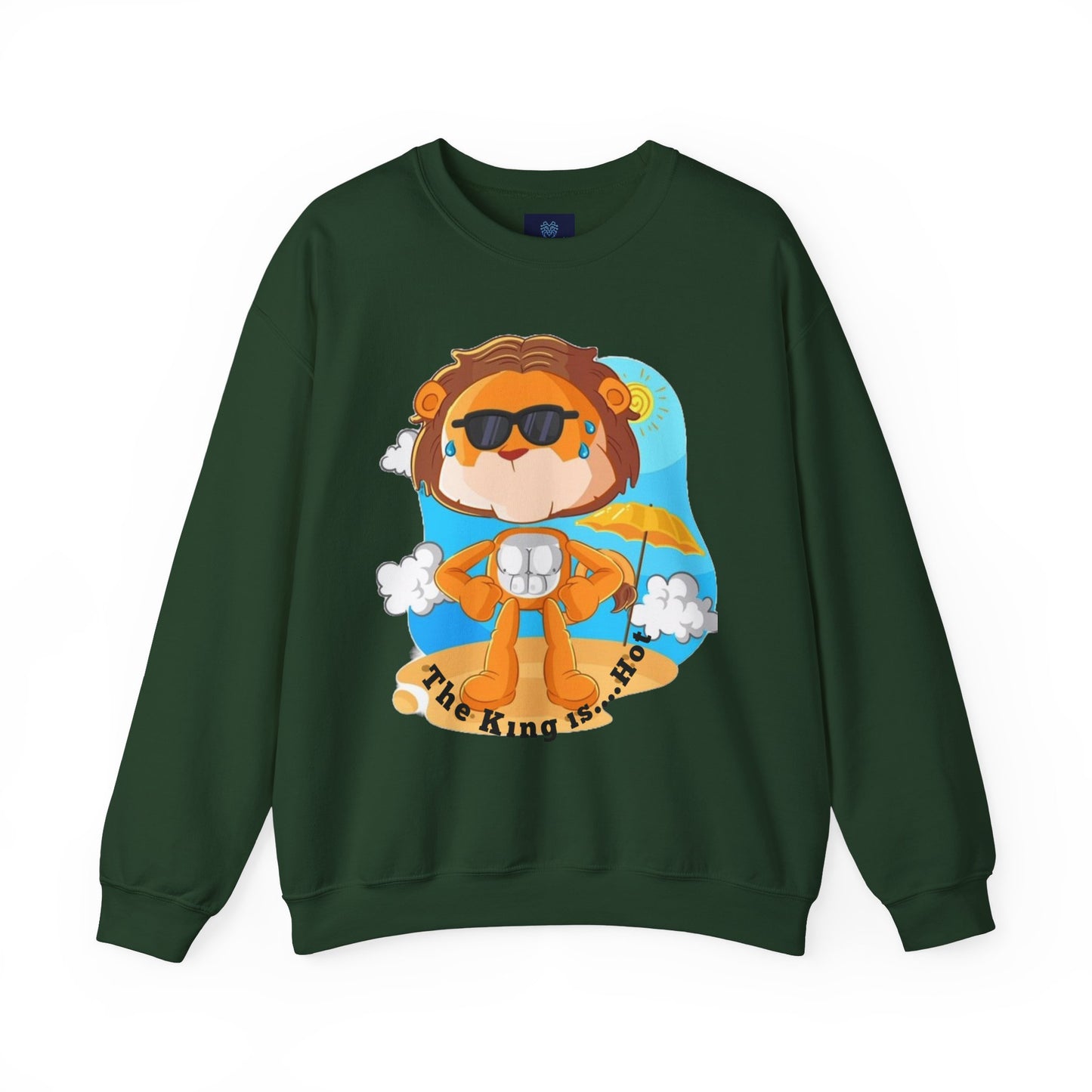 Lion theme Heavy Blend™ Crewneck Sweatshirt