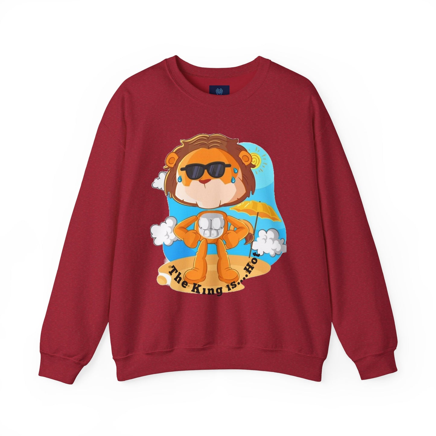 Lion theme Heavy Blend™ Crewneck Sweatshirt