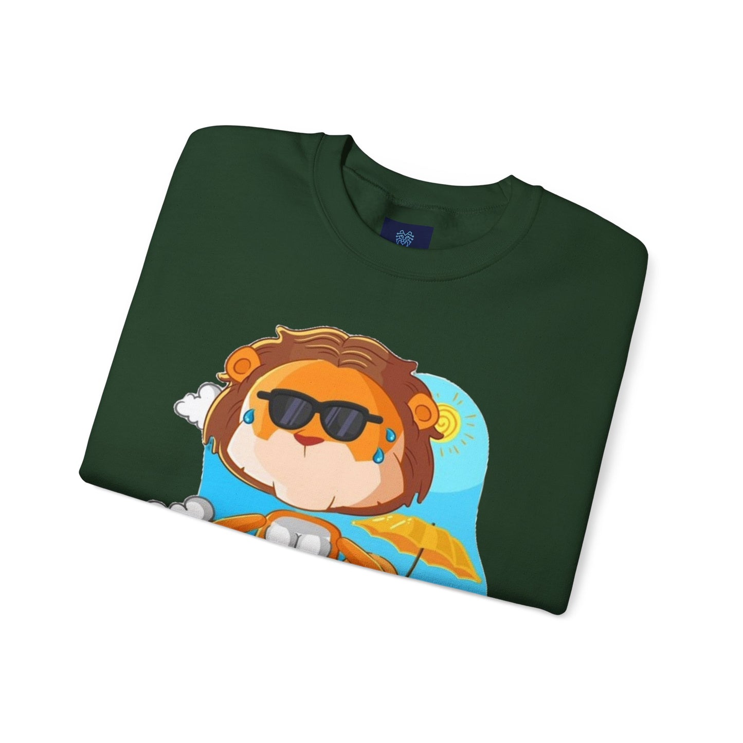 Lion theme Heavy Blend™ Crewneck Sweatshirt