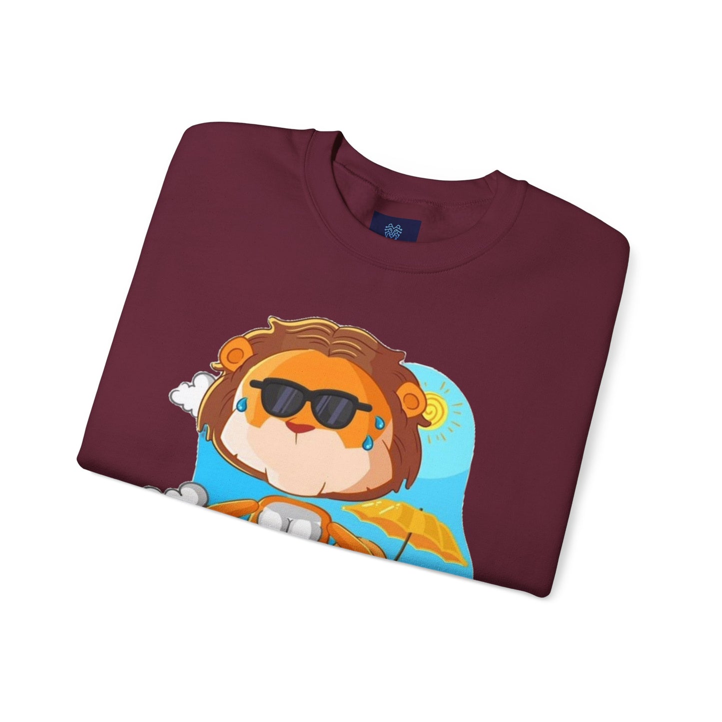 Lion theme Heavy Blend™ Crewneck Sweatshirt