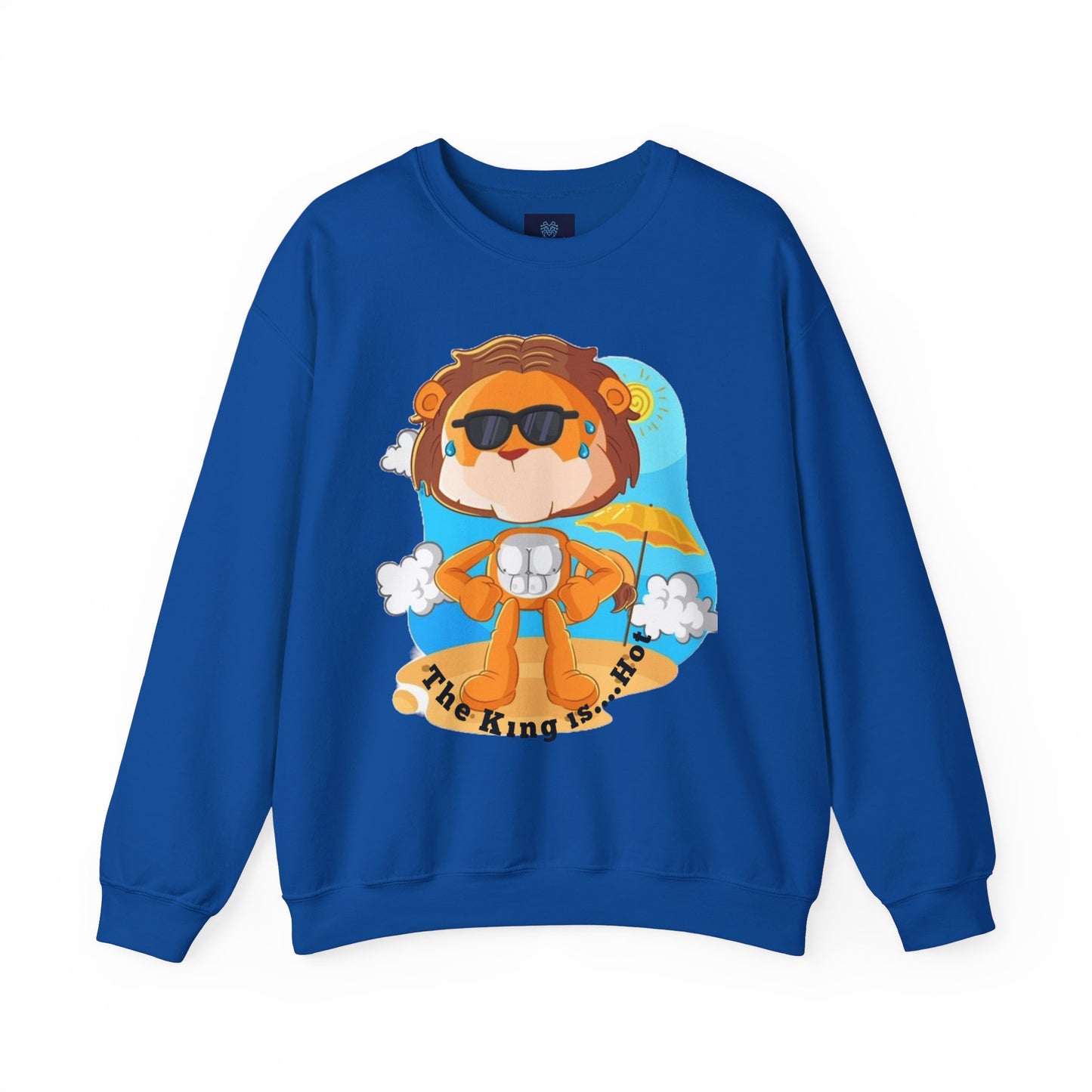 Lion theme Heavy Blend™ Crewneck Sweatshirt