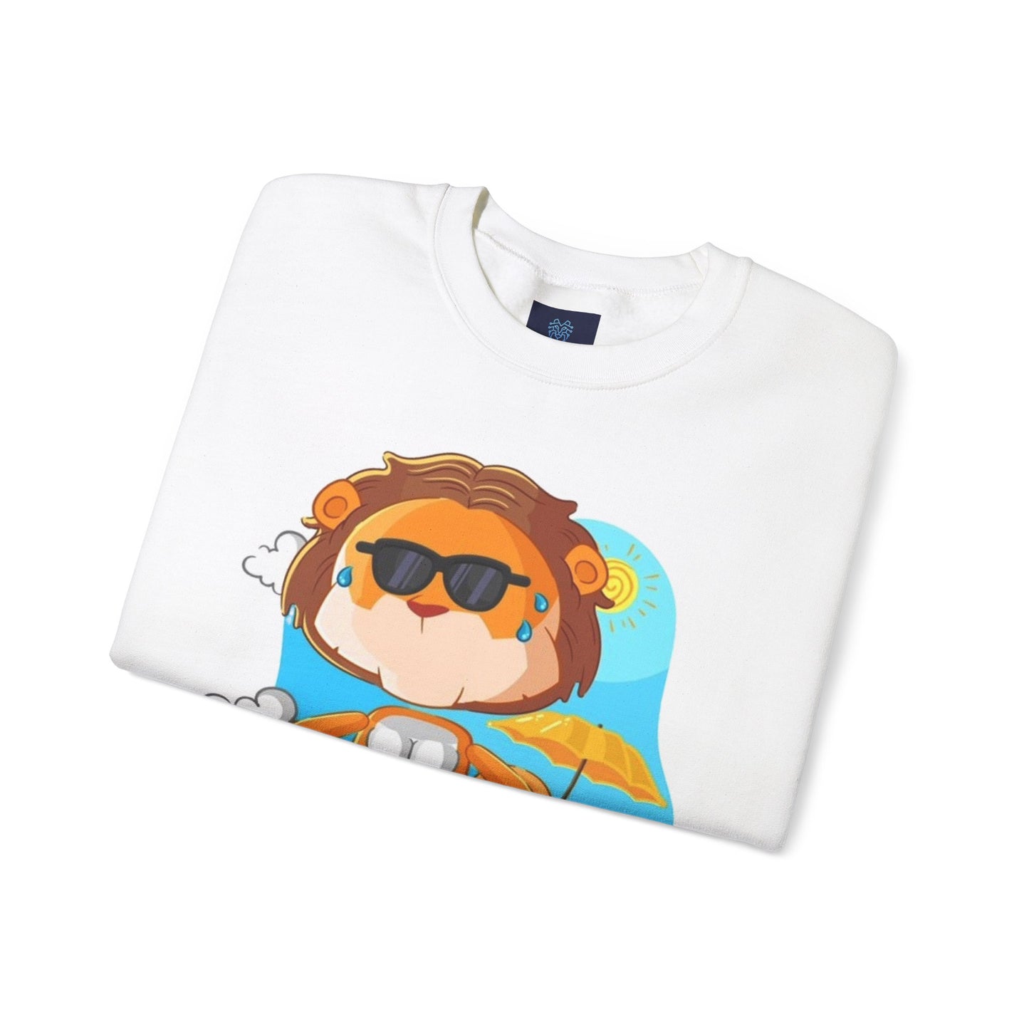 Lion theme Heavy Blend™ Crewneck Sweatshirt