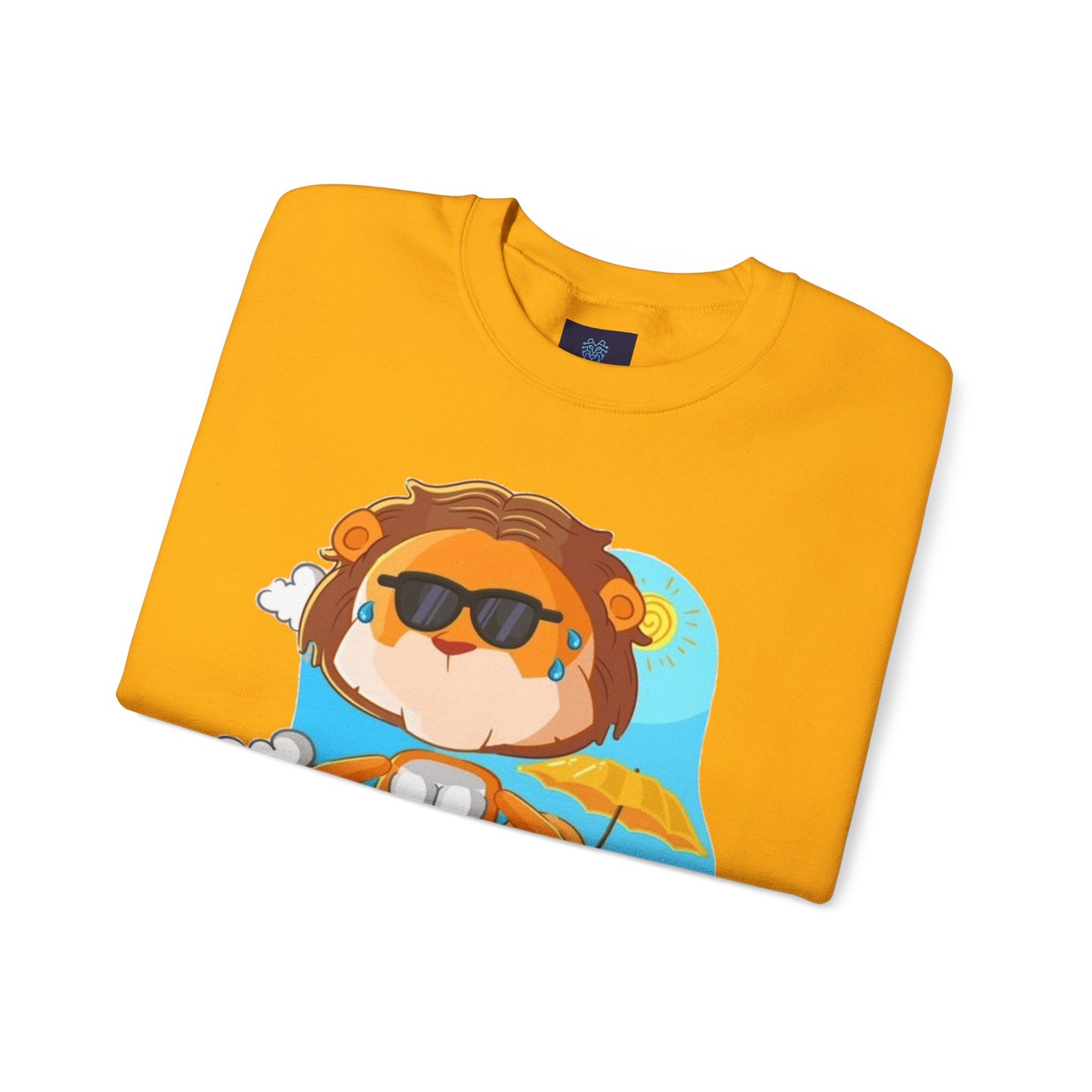 Lion theme Heavy Blend™ Crewneck Sweatshirt